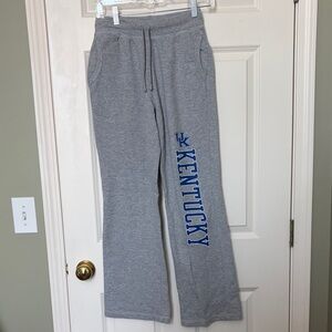 Gray Joggers with Blue University of Kentucky Logo